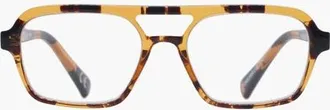Reality Eyewear Tomorrowland Reader Glasses in Honey Turtle at Nordstrom, Size +2.50
