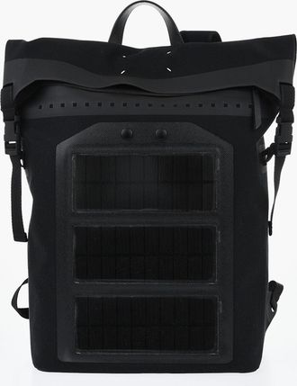 Maison Margiela MM11 Mackintosh Fabric Backpack in Solid Color Equipped with Solar Panels Maison Margiela
