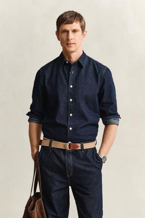 GANT Men Denim Shirt (XXXL) DARK INDIGO