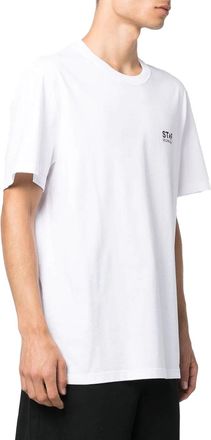 Golden Goose Womens T-Logo-Print Short-Sleeve T-Shirt Aw25 M