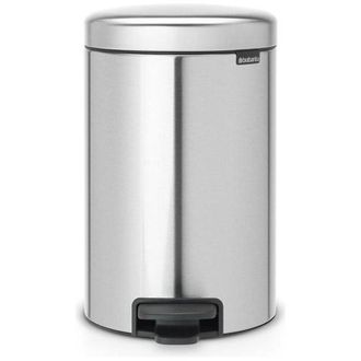 Brabantia Pedal Bin Newicon Pattumiera a Pedale 12 Litri Inox Satinato FPP