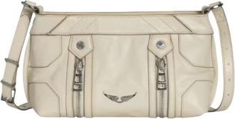 Zadig&Voltaire Sunny Mood Crossbody Tas - Dames - Schoudertassen - Beige - ONE Size - Leer - Tassen