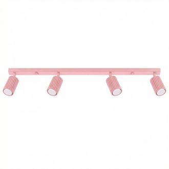 Sollux Lighting Plafone rosa aluminio alt. 16.5 cm