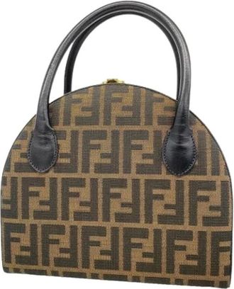 Fendi Pre-owned Handbags, female, Brown, Size: ONE SIZE Pre-owned Vintage Handbag