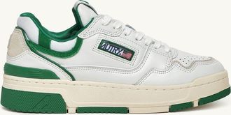 Autry CLC LOW SNEAKERS IN WHITE LEATHER AND AMAZON SUEDE