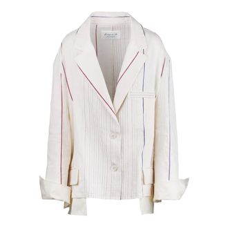 PDR Phisique Du Role Blazers, female, Multicolor, Size: M Giacca Cutted gessata