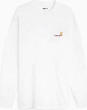 Carhartt Work in Progress White Logo Pocket T-Shirt