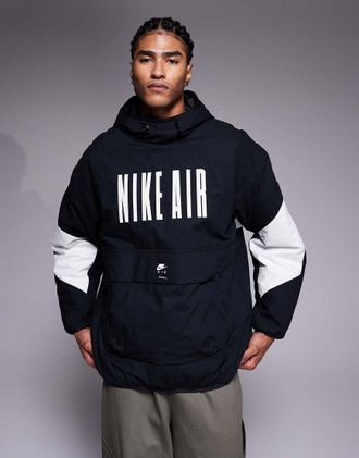 Nike Air - Giacca nera e bianca-Nero