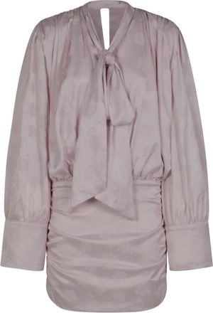 Rotate Ls Mini Dress Must BUY - Dames - Korte kleedjes - Roze - M - Kleedjes