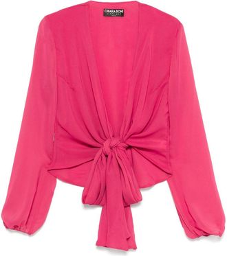 La Petite Robe Di Chiara Boni Blusa Takao - Rosa