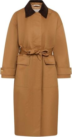 Inwear Hunteryiw Jas - Dames - Trenchcoats - Bruin - L - Katoen - Jassen