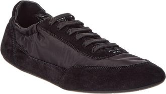 Prada Collapse Nylon & Suede Sneaker