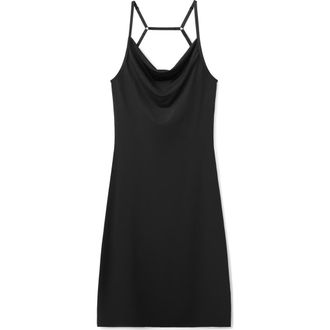Mango Featuring Hailey Bieber Open Back Minidress in Black at Nordstrom, Size 2
