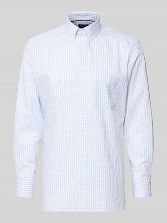 Olymp Regular Fit Businesshemd mit Button-Down-Kragen in Bleu, Gr&ouml;&szlig;e 42