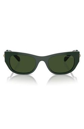 Swarovski 53mm Pillow Sunglasses in Dark Green at Nordstrom Rack