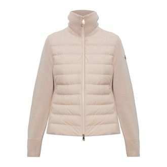 Moncler Dames, Truien, Roze, Maat: XS Wol