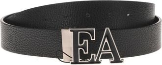 Emporio Armani Stijlvolle Riem - Heren - Riemen - Zwart - ONE Size - Leer - Accessoires