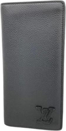 Louis Vuitton Pre-owned Wallets, male, Black, Size: ONE SIZE Pre-owned Long Wallet (Bi-fold)