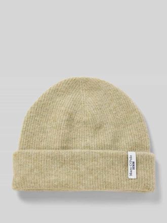 Marc O'Polo Denim Marc OPolo Denim Beanie mit Alpaka-Schurwoll-Anteil in Schilf Melange, Größe 1