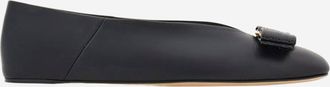 Ferragamo Vanna leren ballerinas