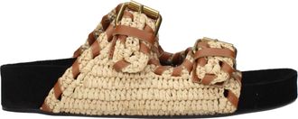 Isabel Marant Raffia Womens Slippers