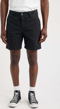 Imperfects Courier Craft Canvas Shorts in Obsidian at Nordstrom, Size 32