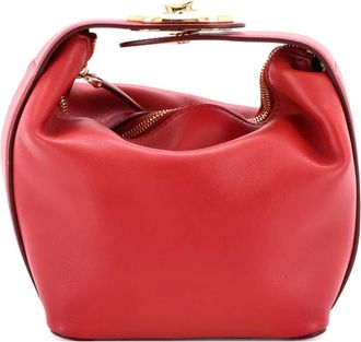 Valentino Garavani VLogo The Bold Edition Top Handle Bag Leather Mini satchel - Rood