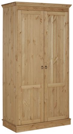 HOME AFFAIRE Drehtürenschrank »Indra« 3 Breiten: 100/145/233 cm H/T ca.187/54 cm, aus massiver Kiefer, mit Spiegel bei der 3- und 5trg.Variante