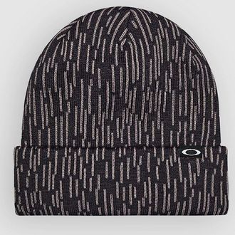Oakley Fleece-Lined Graphic Beanie schwarz