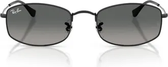 Ray-Ban Grey Gradient Irregular Unisex Sunglasses RB3832 002/71 55