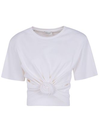 Magda Butrym T-Shirt Cropped Twist
