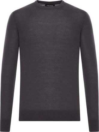 Giorgio Armani Maglione girocollo in lana - Grigio