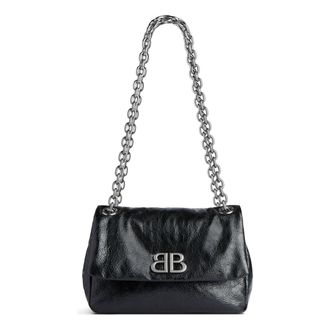 Balenciaga (WMNS) Balenciaga Monaco Mini Bag Black 7929772AASA1000