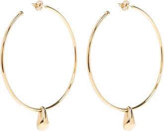 Isabel Marant teardrop-detail hoop earrings - Gold