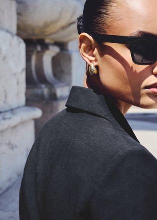 Mango Orecchini goccia texture oro - Donna - Taglia unica - MANGO