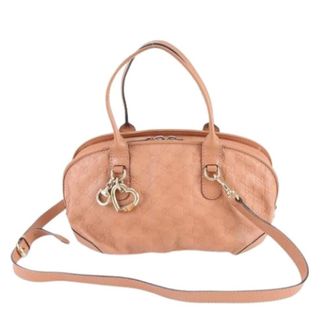 Gucci Pre-owned Handbags, female, Pink, Size: ONE SIZE Pre-owned Guccissima Shoulder Bag