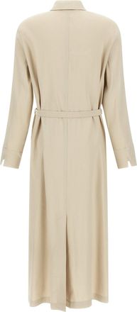 Max Mara Linen-Viscose Shirt Dress - Beige