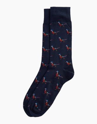 Barbour Mens Barbour Mavin Socks NY92 Navy/Pheasant - Size: 9.5/13/12.5/12/11.5/11/9/16/15.5/15/14.5/14/13.5/10.5/10