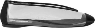 Moschino PVC Ballerinas - Dames - Ballerinas - Zwart - 39 EU - Leer - Schoenen