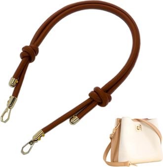 Generic Handbag Shoulder Strap, Adjustable PU Leather, Soft Replacement Accessory with Buckles, Fashionable Attachment for Shopping Vacation Trip, Portable Ba
