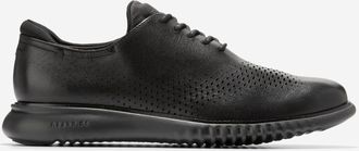 Cole Haan Mens 2.ZERØGRAND Laser Wingtip Oxford Shoes - Black Size 10.5