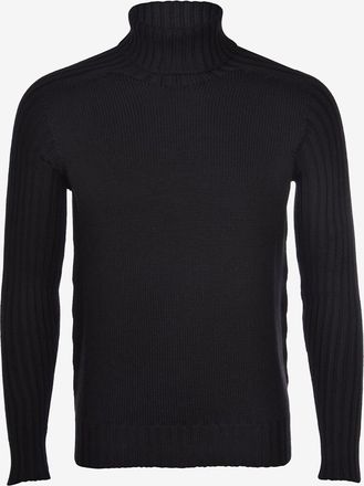 Gran Sasso Rollkragenpullover aus Schurwolle