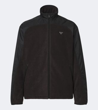 Prada Chaqueta deportiva de fleece