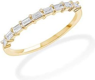 Lana Jewelry 14K Gold Baguette Diamond Stacking Ring in Yellow Gold at Nordstrom, Size 7