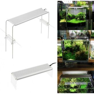 Trade Shop Traesio - Lampada 12w Luce Plafoniera Allungabile Estendibile 24 Led Per Acquario 30-45 Cm - - Trade Shop