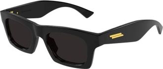 Bottega Veneta Vierkante Zonnebril - unisex - Zonnebrillen - Zwart - 51 MM - Accessoires