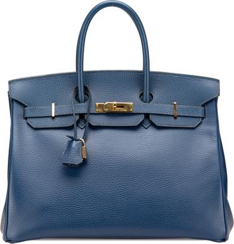 Herm&egrave;s Pre-owned Womens Birkin 30cm Handbag - Medium Blue Leather - One Size