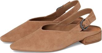 Lucky Brand Brigeet Slingback Mule Womens Shoes Porcini : 11 B - Medium, Suede