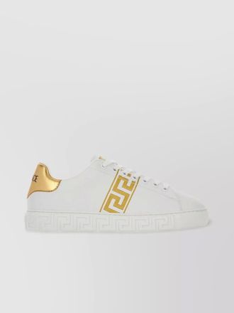 Versace leather low-top sneakers