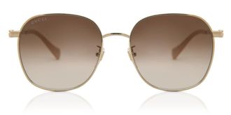 Gucci GG1142SA Asian Fit 002 Womens Sunglasses Black Size 56